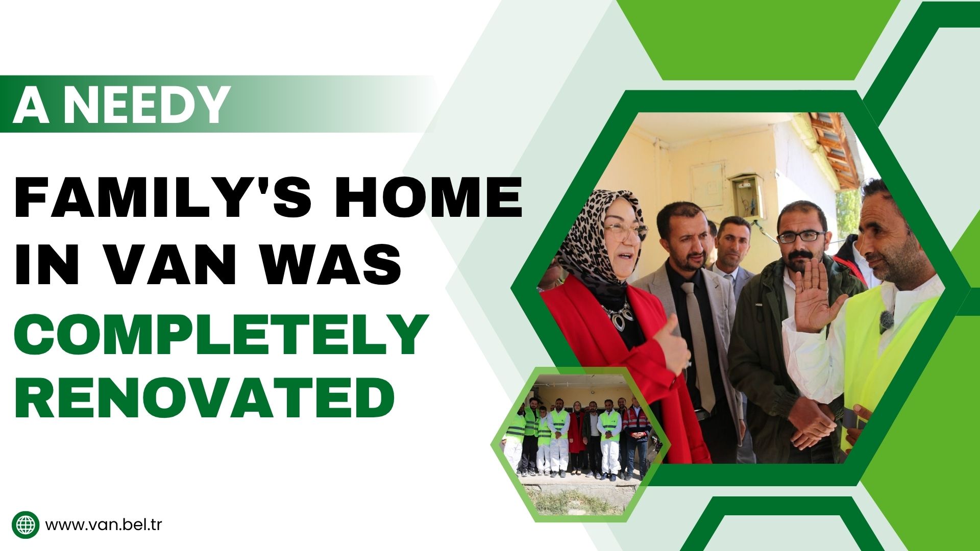 A NEEDY FAMILY'S HOME IN VAN WAS COMPLETELY RENOVATED
