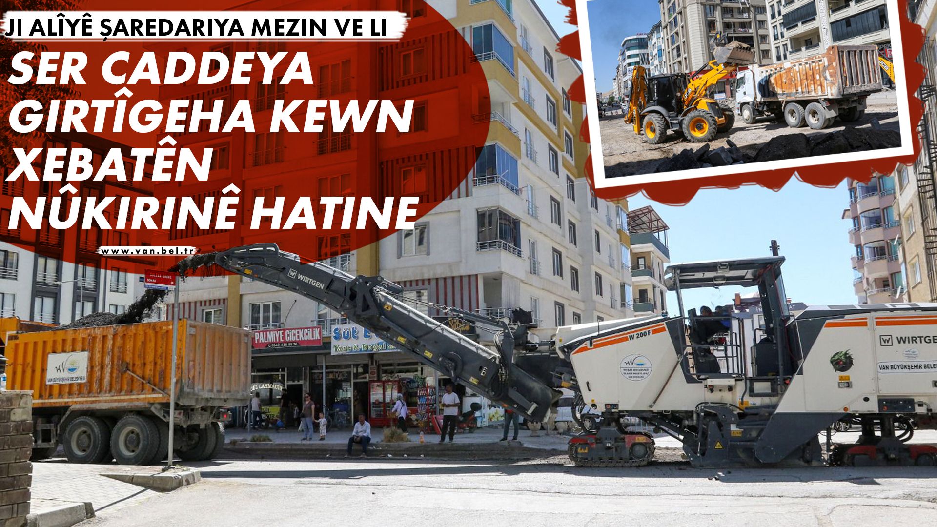 JI ALÎYÊ ŞAREDARIYA MEZIN VE LI SER CADDEYA GIRTÎGEHA KEWN XEBATÊN NÛKIRINÊ HATINE DESTPÊKIRIN