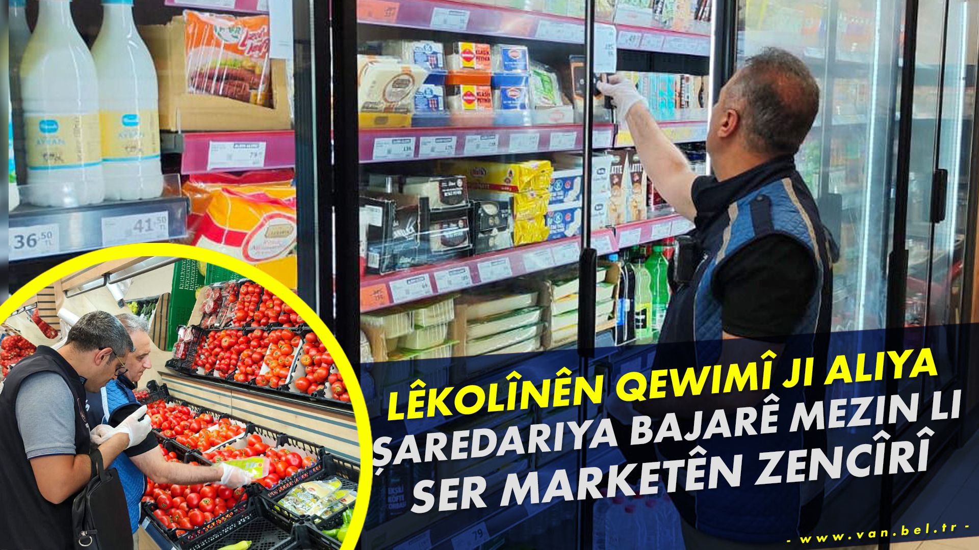 LÊKOLÎNÊN QEWIMÎ JI ALIYA ŞAREDARIYA BAJARÊ MEZIN LI SER MARKETÊN ZENCÎRÎ